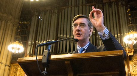 Jacob Rees-Mogg ‘deeply regrets’ dining with far-right activist recorded in racist rant