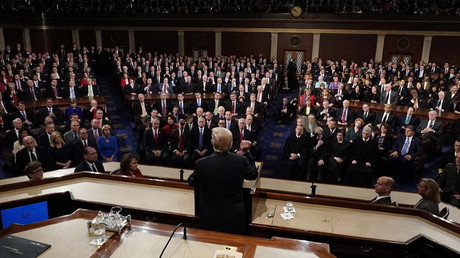 All rise & applaud! How Trump’s State of the Union was reminiscent of Soviet-style conformity