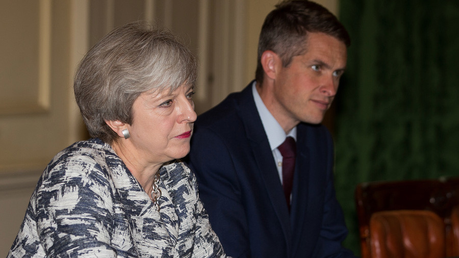 Theresa May refuses to defend Gavin Williamson over affair with junior employee