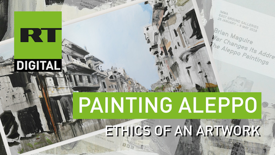 The Aleppo Paintings: Bringing a warzone’s story to life (VIDEO)