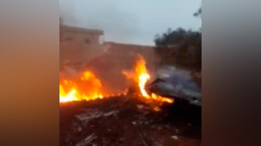First alleged footage of Russian Su-25 jet shot down over Syria’s Idlib (VIDEO)