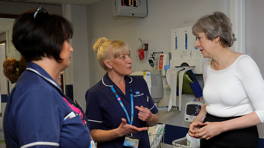 May forced to backtrack on figures used to batter Jeremy Corbyn in embarrassing Tory climb down