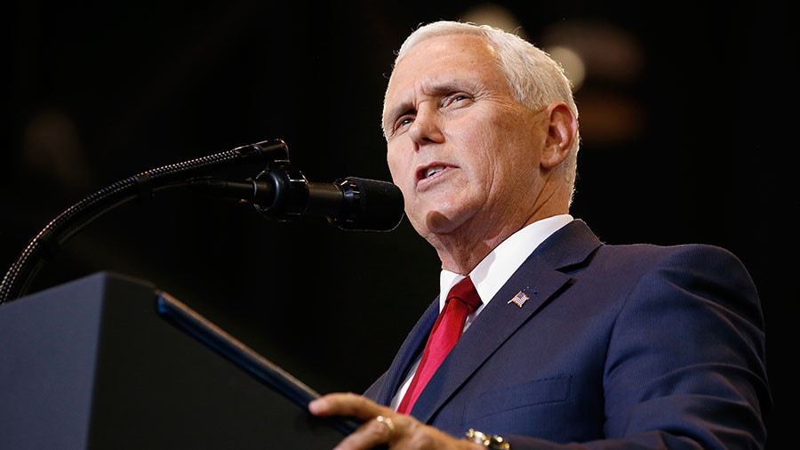 Pence threatens N. Korea with ‘toughest & most aggressive’ US sanctions ahead of PyeongChang