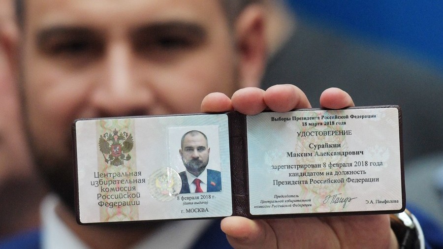 ‘Alternative communist’ & ‘none of the above’ registered as Russian presidential candidates