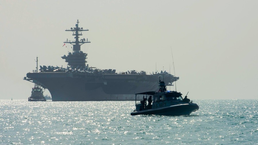 ‘Speak softly & carry a big stick’: US Navy tweets Roosevelt quote, photo of aircraft carrier