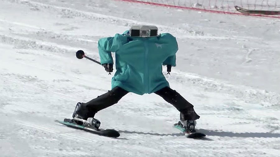 World’s 1st robot ski competition takes place on sidelines of Winter Olympics (VIDEO)