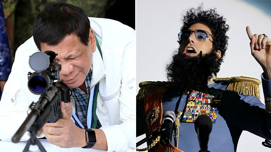  The Dictator or Duterte? Sort Hollywood spoof from quotes by the Philippines leader (QUIZ)