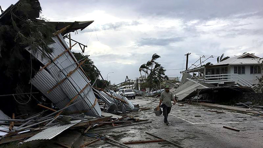 ‘Worst storm on record’: Cyclone Gita flattens Tonga’s 100yo parliament building (VIDEOS, IMAGES)