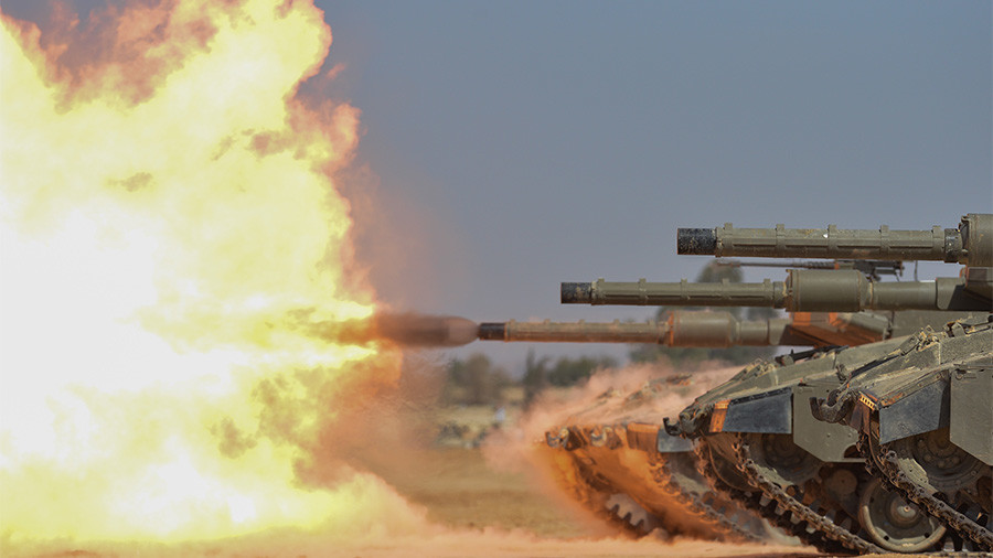 Israel hits Hamas targets in Gaza with tank fire & airstrikes after 4 soldiers wounded in blast