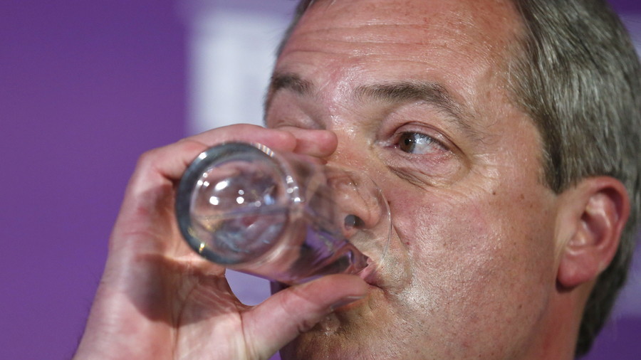 ‘Serious’ Russian influence: Ex-UKIP leader Farage admits to Russian (vodka) connection