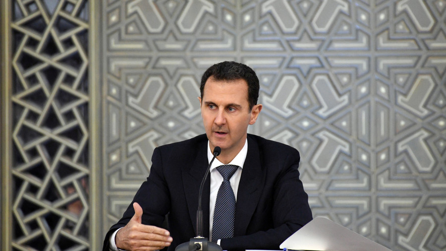 Assad: Ghouta op against terrorists will continue in parallel with helping civilians escape