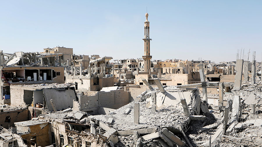‘Go back to Raqqa & bury bodies’: Putin calls for investigation into strikes on civilians in Syria 