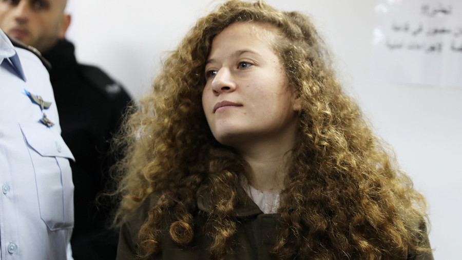 Ahed Tamimi jailed for 8 months after slapping Israeli soldier