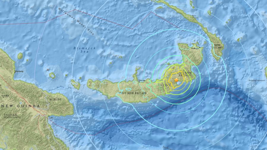 Magnitude 6.9 quake in Papua New Guinea triggers tsunami threat message