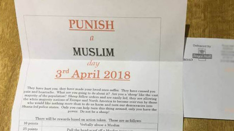 Muslim MPs sent ‘Punish a Muslim Day’ letters encouraging mosque bombings