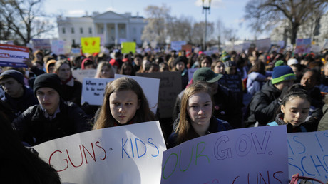 Student walkouts sweep US in major protest against school shootings (PHOTOS, VIDEOS)