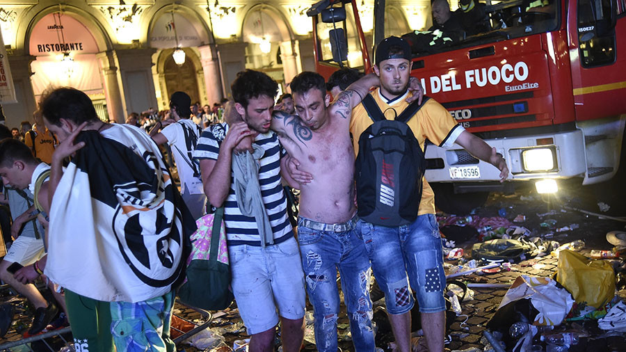 Thieves used pepper spray to stoke panic and rob in stampede in Italy during UCL final