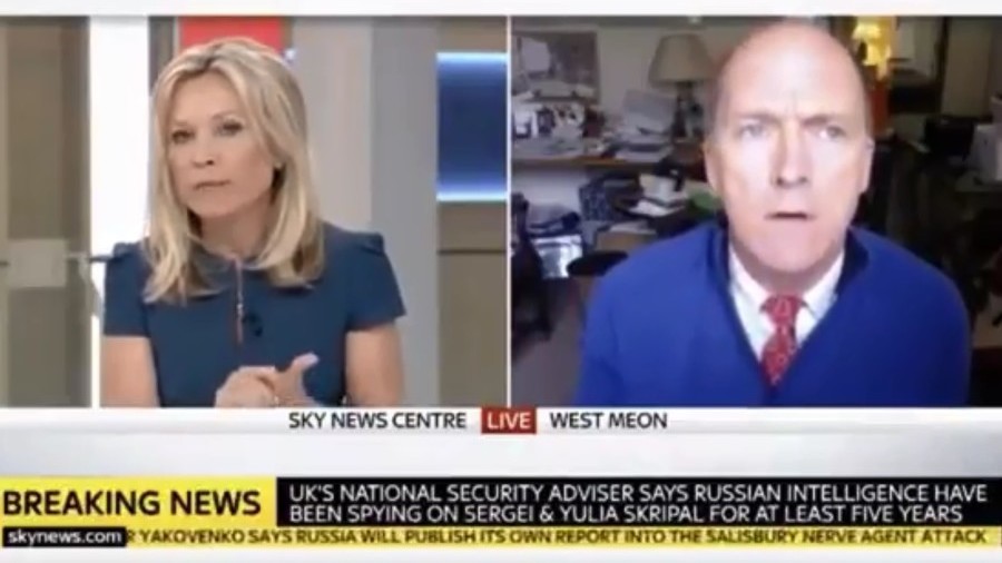 Sky News cuts off top British general after he asks ‘Why would Syria launch a gas attack now?’