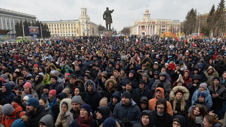 Almost 90 percent of Russians say they are unwilling to participate in protests