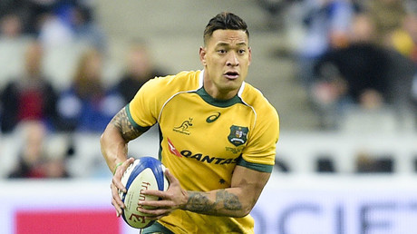 Australian rugby star Folau 'stands firm' that gay people 'will go to hell'