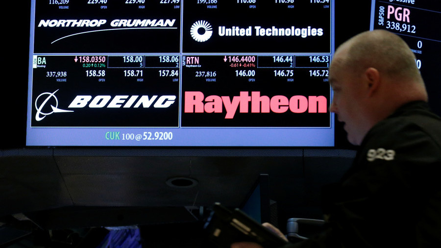 US weapons manufacturers' stock price soars as Trump pulls out of Iran