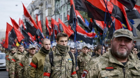 ‘Ukraine won’t belong to Yids!’ Odessa nationalist leader stirs crowd on massacre anniversary