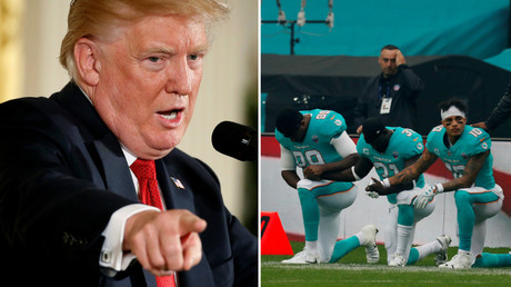 ‘Out for season/no pay!’ Trump calls on tougher NFL suspension for protesting players