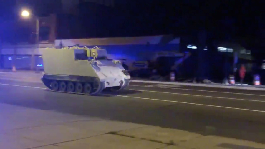 Soldier steals 'tank' from military base, leads cops on comical car chase (VIDEOS)