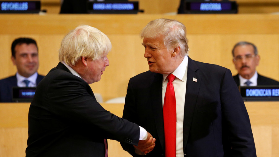 Trump negotiating Brexit ‘would be a fantastic idea’ – leaked Boris Johnson recording