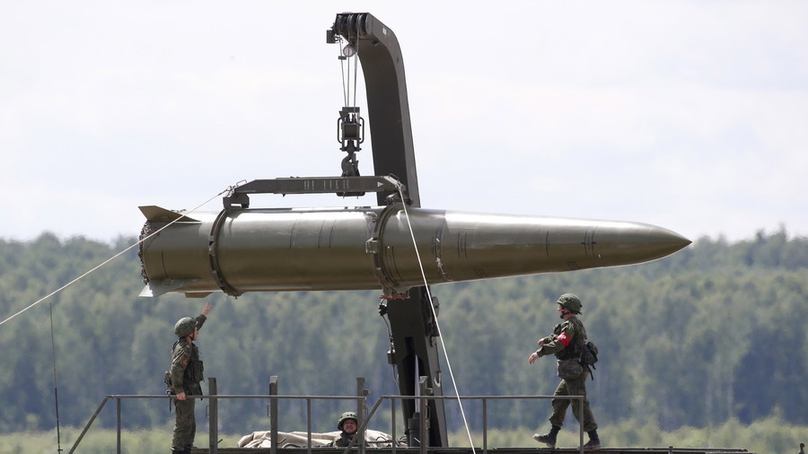 WATCH Russia’s Iskander mobile launcher firing ballistic missile (VIDEO)