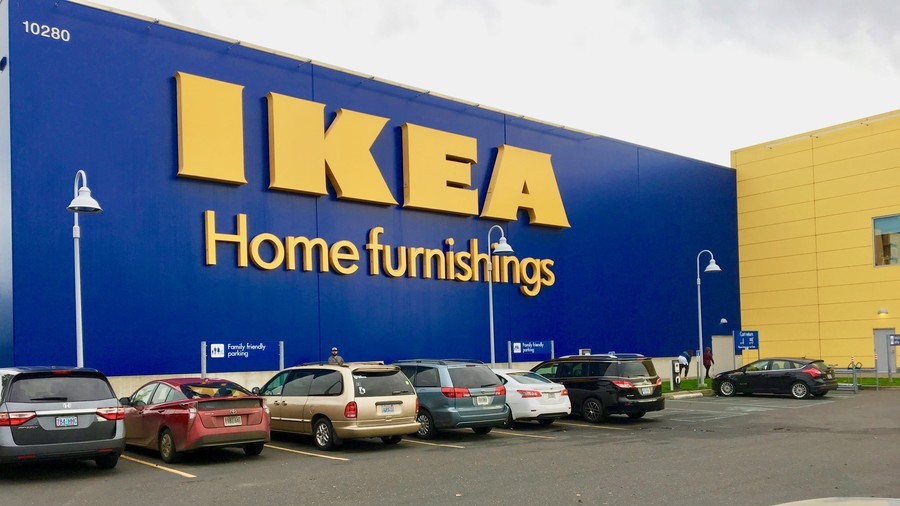 Child fires gun found inside couch at Ikea store