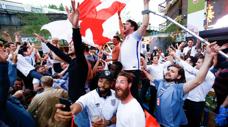  Fan tossed from car in English town as World Cup hijinks spill over (VIDEO)