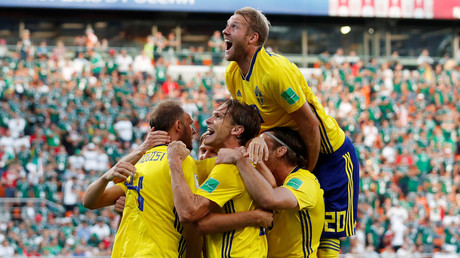 Sweden 3-0 Mexico: Swedes stun sloppy Mexicans to win Group F