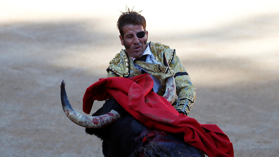Legendary bullfighter mauled and scalped by bull in horrific accident (GRAPHIC VIDEO)