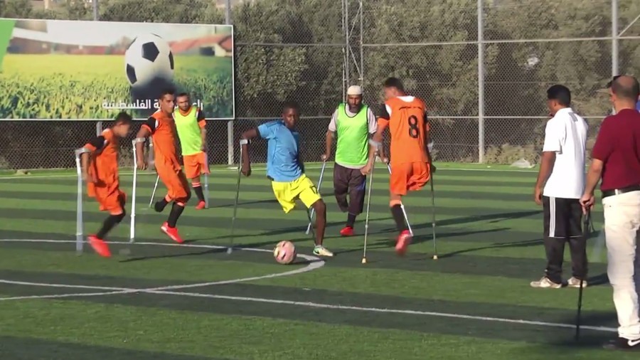 ‘We want to play for our country’: Gaza amputee footballers aspire to reach the top (VIDEO)