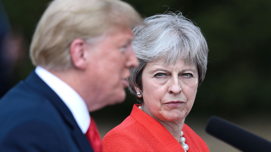 UK PM Theresa May says Donald Trump told her to sue the EU 