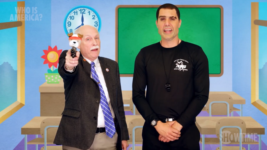 ‘3yos can’t protect themselves from guns with pencils’: US lawmakers tell Sacha Baron Cohen 