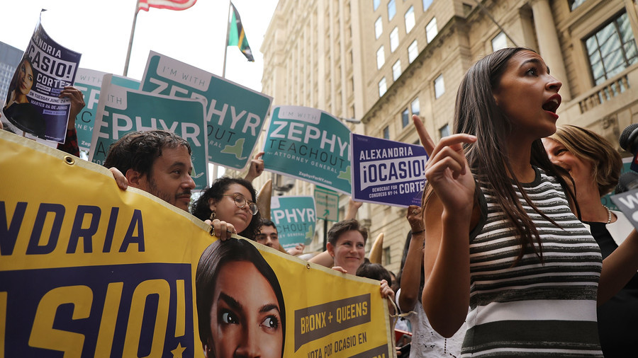 Conservative blogger posts fake interview mocking upstart socialist Ocasio-Cortez