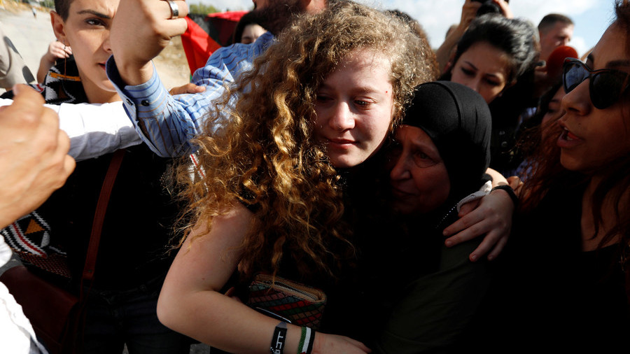 ‘Resistance continues’: Palestinian teen Ahed Tamimi home after 8 months in Israeli jail (VIDEO)