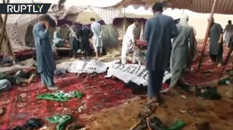 85 killed in suicide attack at Pakistan election rally – Health minister (VIDEO)