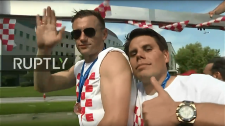 Sacked Croatia coach Vukojevic joins team’s World Cup celebrations in Zagreb 