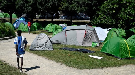 Hundreds of refugees expelled from public park in Nantes after court ruling  (VIDEO)