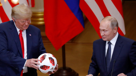 Putin ‘spy-ball’ gift to Trump found to contain transmitting device - fitted to all World Cup balls