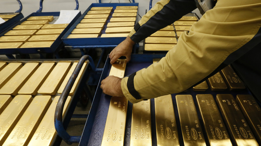 Russia stockpiles gold as Washington prepares to pile on new sanctions
