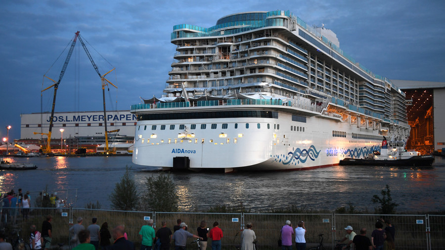 Making a splash: World’s first LNG-powered cruise ship launched in Germany