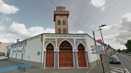 French police search for man who rammed car into mosque