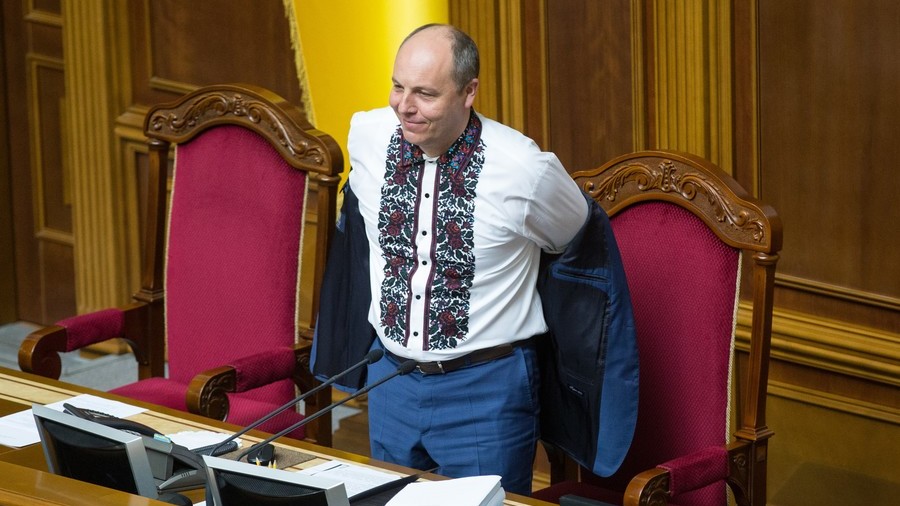 Ukraine’s controversial parliament speaker to be sued after calling Hitler ‘biggest democrat’