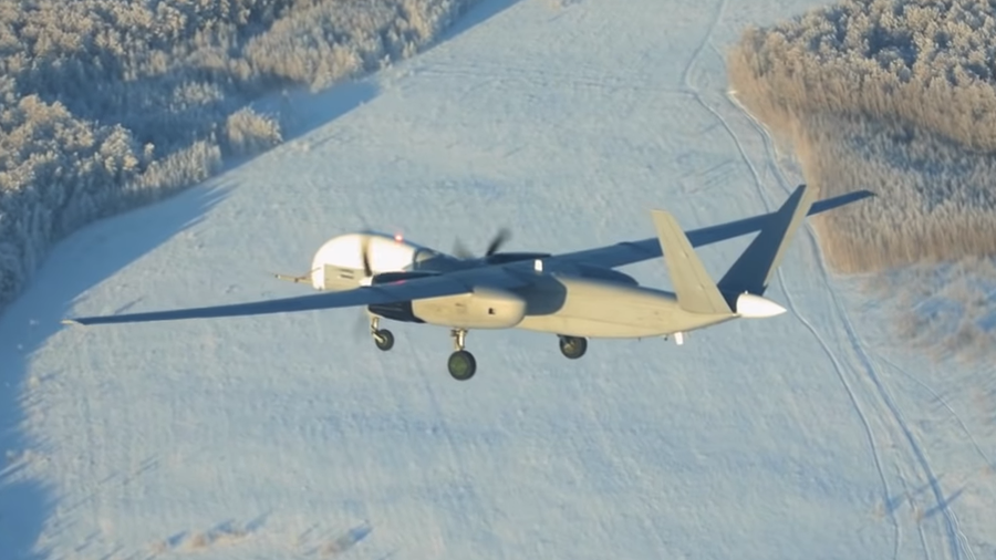 Russian heavy drone prototype caught on VIDEO