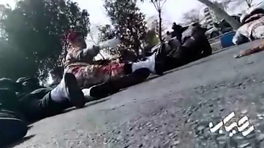 WATCH moment Iranian Army parade is attacked by gunmen
