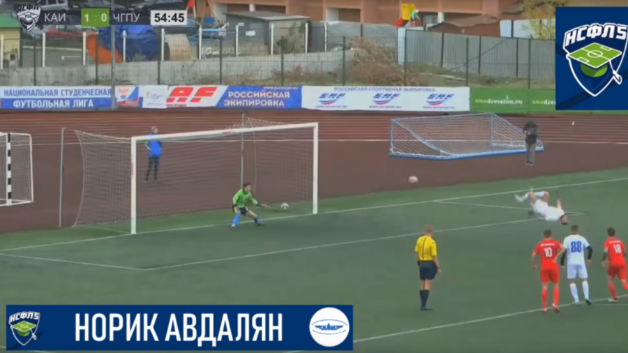 Russian footballer scores incredible ‘backflip’ penalty (VIDEO)